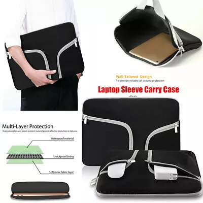 Laptop Sleeve Carry Case Cover Bag For Macbook Pro/Air Dell Sony HP 13/15inch AU • $7.20