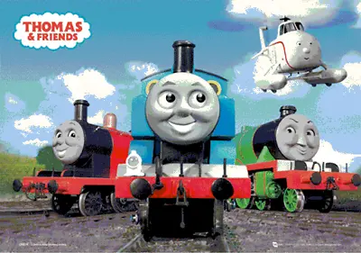 3D Small A3 Lenticular Poster Thomas The Tank Engine And Friends • $12.95