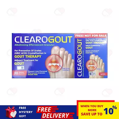 $34.60 • Buy Clearogout - Uric Acid Crystals Formula 4g 35's Relief For Gout Therapy