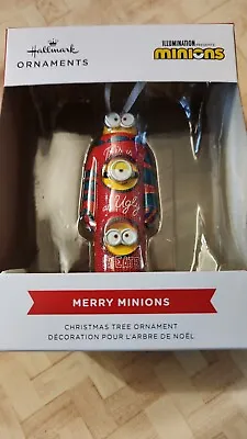 $18.99 • Buy 2022 Hallmark Ornament Merry Minions Ugly Sweater New Christmas Tree Ornament