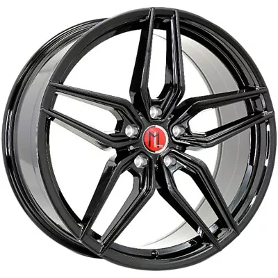 Modern Luxury ML-5 20x8.5 5x112 +38mm Gloss Black Wheel Rim 20  Inch • $268