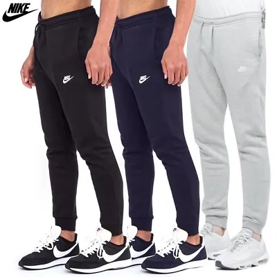 Nike Mens Jogger Athletic Regular Fit Gym Work Out Draw String Fleece Sweatpants • $38.88