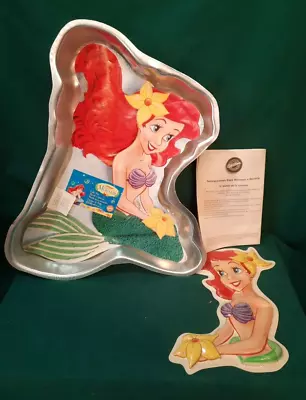 Wilton  Disney The Little Mermaid Ariel  Cake Pan Metal 1997 New ~ Vintage • $18.99
