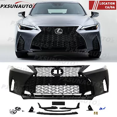 For 2006-2012 Lexus IS250 350 Front Bumper Grille To 2021+ IS F Sport Style • $769.99