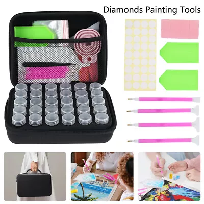 $30.66 • Buy 60pcs Diamond Painting Art Craft Tools Box 5D Diamond Accessories Diy Pen Set ◇