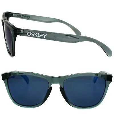 Oakley Sunglass Frogskins Limited Edition Crystal Black W/Ice Iridium 03-292 • $311.50