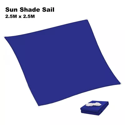 CLEARANCE 2.5M X 2.5M Sun Shade Net Sail Awning Shadecloth Outdoor Canopy Square • $19.99