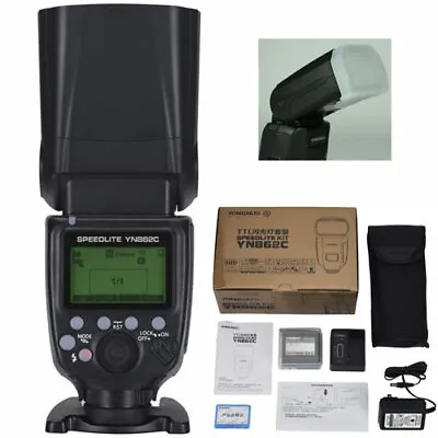 YONGNUO YN862C Master Slave Mode TTL Flash Speedlite For Canon 80D T8I 90D 6D 7D • $145