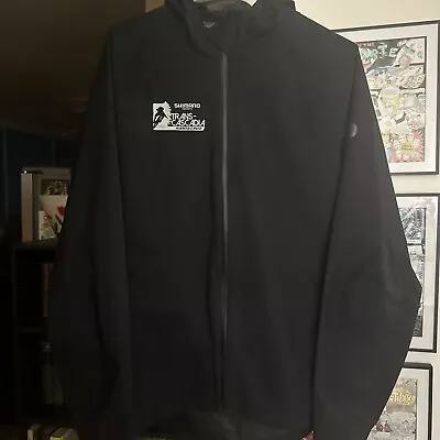 Pearl Izumi Mens  Black Lightweight Cycling Jacket M Shimano Santa Cruz 2016 • $15.60