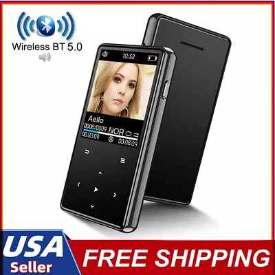 US Bluetooth 5.0 8GB MP3 Lossless Music Player FM Radio Voice Recorder 12-hour • $26.58