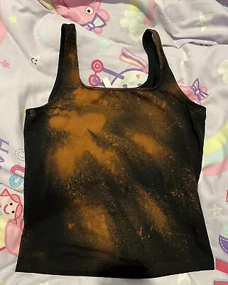 £3.99 • Buy Vest Top M H&M Recycled Tie Dye Acid Wash Surf Skate Cami Beach Holiday