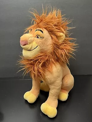 The Lion King 14” Plush Mufasa Disney Store Stuffed Animal Simba’s Dad Toy • $21.99