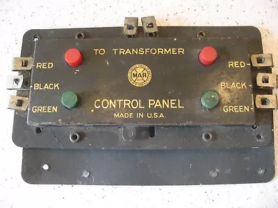 Vintage MAR Toys 4 Button Control Panel O-Guage Electric Train Set-up UNTESTED • $10