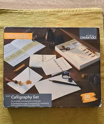 Crelando Calligraphy Set With Wax Seal USED ONCE • £6