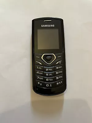 Samsung GT E1170 - Black (Orange) Mobile Phone • £10