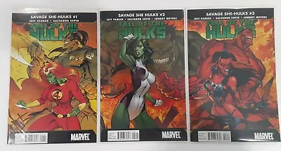 Savage She Hulks Fall Of The Hulks #1-3  💥UNTOUCHED💥J. Scott Campbell Covers  • $28.76