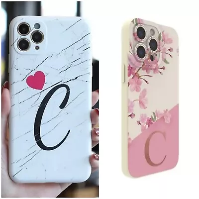 2 Compatible Iphone 14 Pro Protective Phone Tpu Cases Monogram C • $10