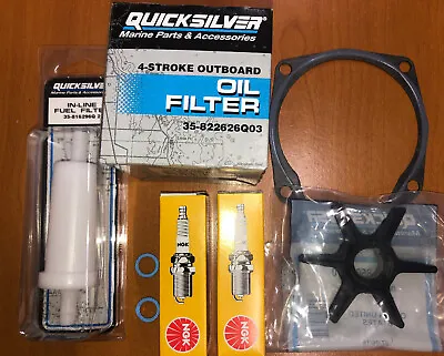 Genuine ANNUAL SERVICE PARTS KIT ~ Mercury 25HP BIGFOOT Outboard Filter Impeller • $90.77