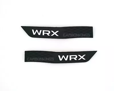 Carbonkings WHITE WRX FENDER EMBLEMS For 2015+ VA VAB VAF WRX (Matte Black) • $38