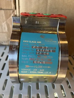 Elster American Meter Axial Flow Valve Model 02-h7 Cs174 U15 • $199.99
