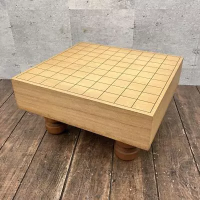 Showa Retro Wooden Shogi Board With Legs Go Board Thickness 8.7Cm Game  • $149.99