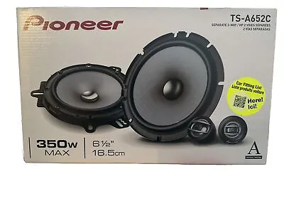 NEW Pioneer TS-A652C A-Series 6-1/2  Component Car Speakers (PAIR) 6.5  • $83.84