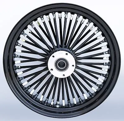 Ultima 37-729 Black Fat King 48 Spoke Rear Wheel 18 X5.5  Custom Harley • $369.95