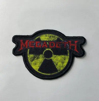 MEGADETH Printed SEW-ON Patch Hazard Radiation American Thrash Heavy Metal Badge • $5.99