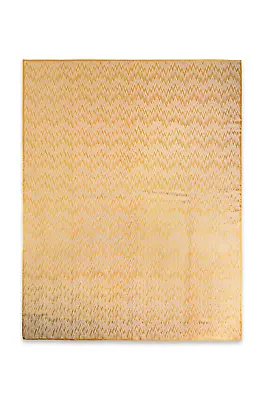 Missoni Home Poum Wool Rug In Cream & Gold Chevron Print Rug • $3255