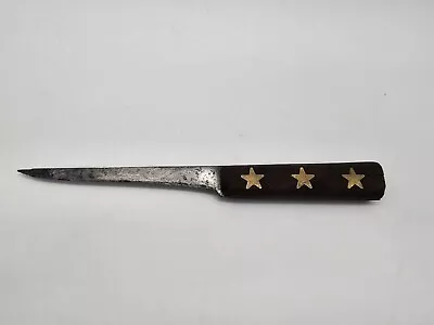 Vintage 1930s Foster Bros Gold Star 10  Butcher Knife • $430