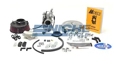 Mikuni High Performance HSR42-8 42mm Total Carburetor Kit Big Twin Evo 84-99 • $500.50