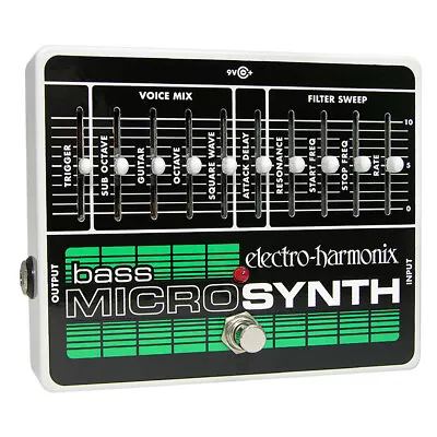 Electro-Harmonix Bass MicroSynth Guitar Effects Micro Synth Synthesizer Pedal • $284.95