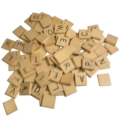 Replacement (individual) Letter Tile Scrabble Vintage Wooden Normal Size OEM • $2.39