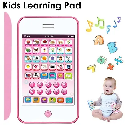$11.99 • Buy Learning Pad Educational Game Toys Phone For Kids Having Fun Early Learning AU