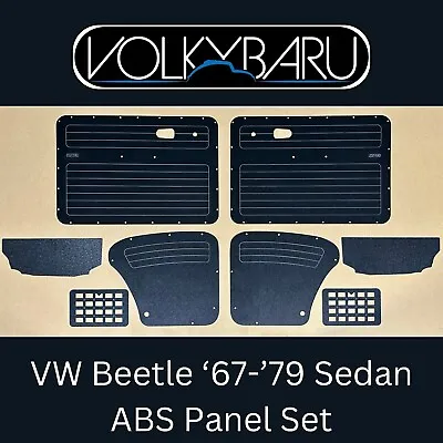 VW Beetle Bug T1 ABS Door Panels Complete Interior Set For Sedan 1967 To 1979 • $220