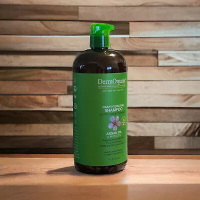 DERMORGANIC Hydrating Shampoo With Argan Oil~COLOR SAFE 33.8 OZ ~NEW~FREE SHIP • $25.90