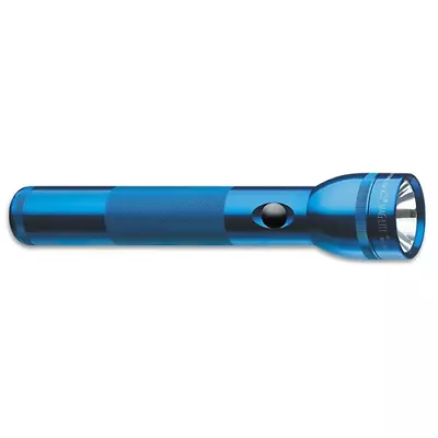 Maglite S2D116 Blue 2-Cell D Heavy-Duty Adjustable Beam Mag Light Flashlight • $36.93