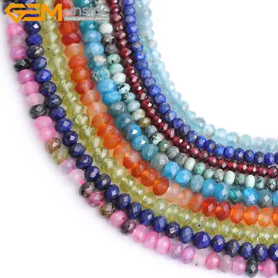 AAA Grade Natural Assorted Gemstones Faceted Tiny Beads For Jewelry Making 15  • $4.40