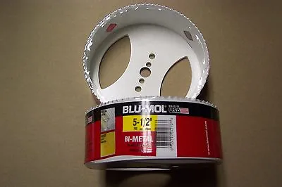 5-1/2  Blu Mol Hole Saw Bit  Bi-Metal BMS Made In The USA Free Shipping • $27.99