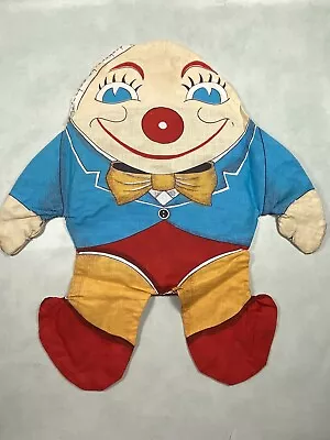 Vintage Printed Cloth Doll Humpty Dumpty • $10