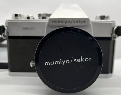 Vintage Mamiya Sekor 500 Dtl Camera + 50mm F/2 Lens • $40