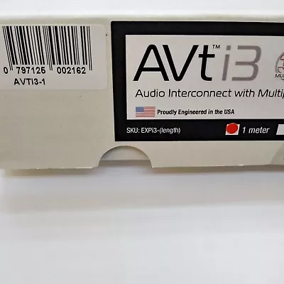 MIT AVTi3 Interconnect Cable In 1.0 Meters From RCA To RCA • $90