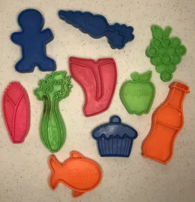 Lot 6 Pieces Tuff Stuff Play Food Vintage 1972 Mattel Grocery Kitchen Plastic • $12