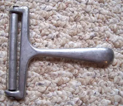 $4.95 • Buy Vintage Aluminum Cheese Slicer Wire Cutter With Roller  Made In Taiwan