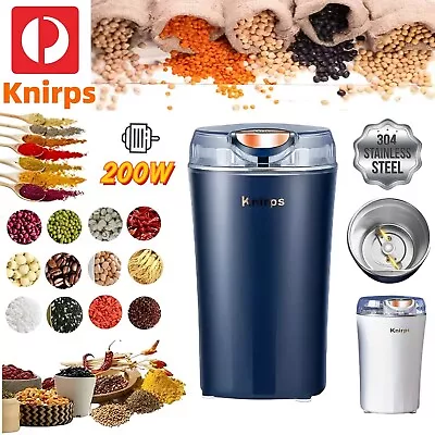 Knirps Electric Grinder Coffee Grinding Milling Bean Nut Spice Blender Machine • $50.59