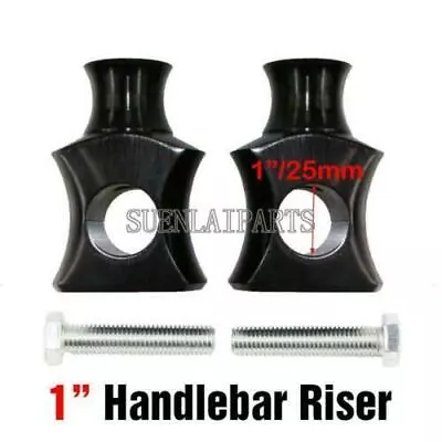 1 25mm Handlebar Riser Clamps For Yamaha V Star 650 950 1100 1300 Classic XVS • $30.71