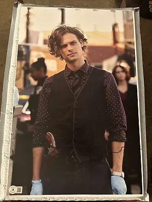 Matthew Gray Gubler Signed Criminal Minds Photo BAS COA Beckett BH78225 • $224.99