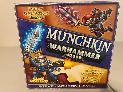 Munchkin Warhammer 40000 Steve Jackson Board Games Workshop 40k COMPLETE!!! • $12.99