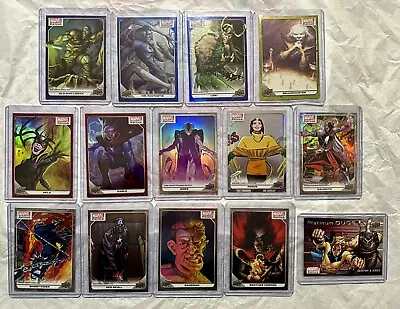 2023-24 Upper Deck Marvel Platinum Rainbow Card Lot (14) Purple Blue Yellow Red • $4.99