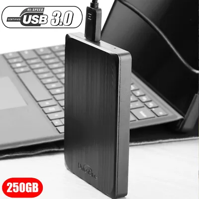 External Hard Drive 250GB Storage HDD USB 3.0 Portable For Macbook Pro Laptop PC • £14.24